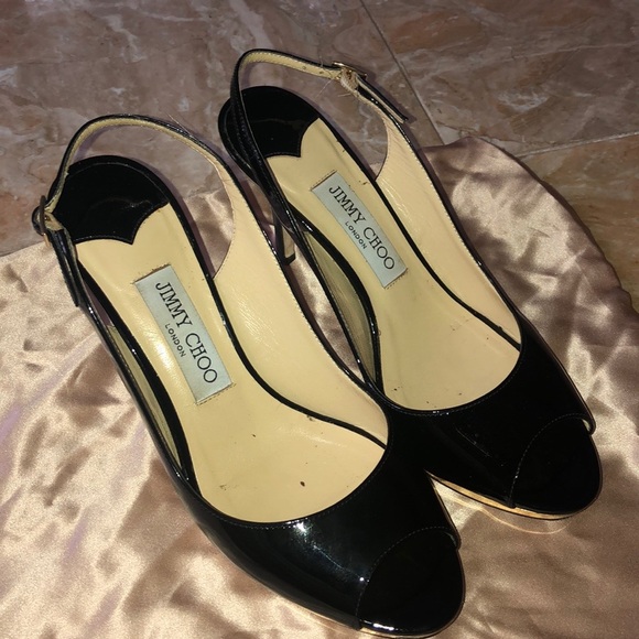 Jimmy Choo Black Stiletto Heels - Picture 3 of 7